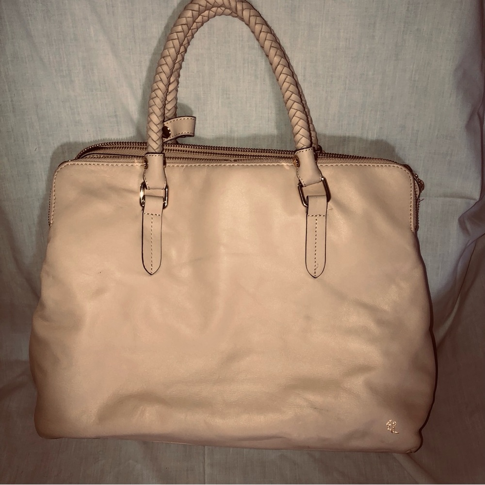 Elliot Lucca cream leather tote - Picture 2 of 5
